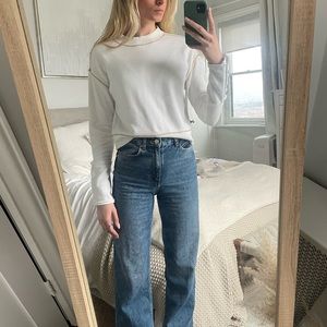 Free People fuzzy long sleeve